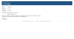 Desktop Screenshot of emanager.emgroup.be