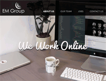 Tablet Screenshot of emgroup.dk
